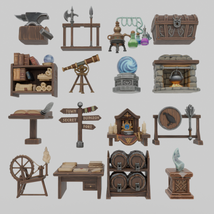 Arcane Workshop Inventory - Fantasy & Magic Items