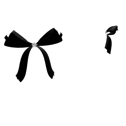 BlackStar Hair Ribbons Roblox item