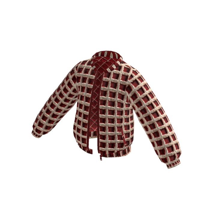 Waffle Jacket w/ Maple Glaze (Strawberry)