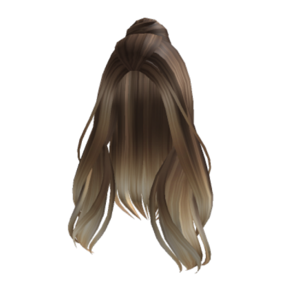 Black hair Roblox decal