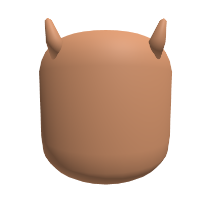 Skin Color Head w/  Horns
