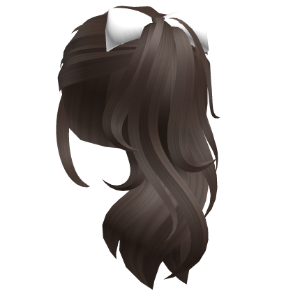 Lush Ponytail w/ Bow in Dark Brown Roblox item