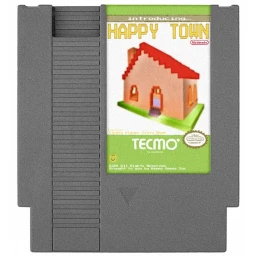 sad man happy town icon