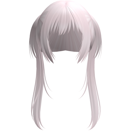 ♡ : long messy anime twintails in pink Roblox item