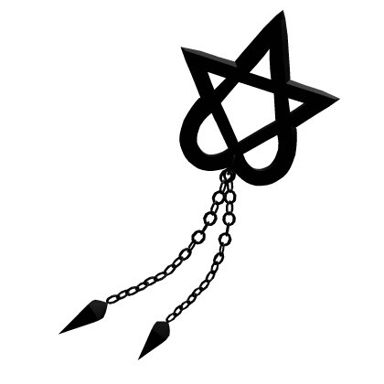 Black Chained Heartagram