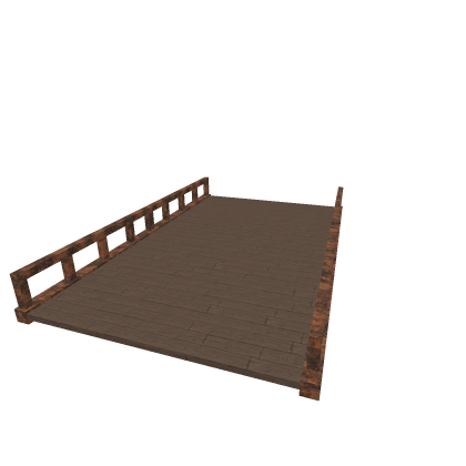 bridge with corroded metal railings