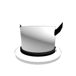 Black and White Top Hat