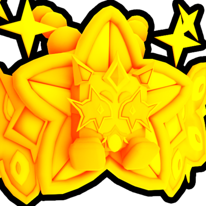 Gold Blazing Sea Star