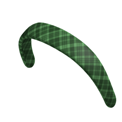 Trendy Headband (Green Gingham) Roblox item