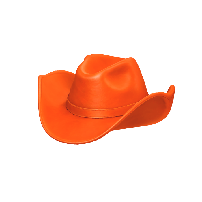 orange cowboy hat