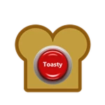 Toasty that has an Inconspicuous Button