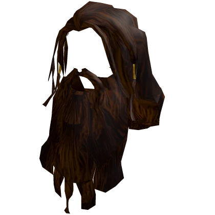 Wizard Hair And Beard - Brown | Roblox Item - Rolimon's