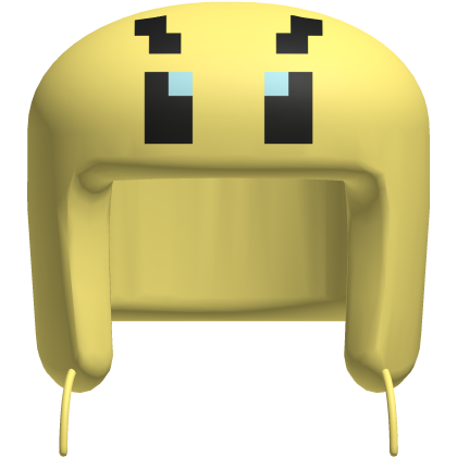 Yellow Bee Hat Pixel Beanie Ushanka