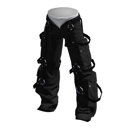 Y2K Strapped Cargoes Monochrome thumbnail