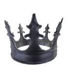 Cracked Burnt Chrome Crown