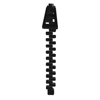Black Front Zipper