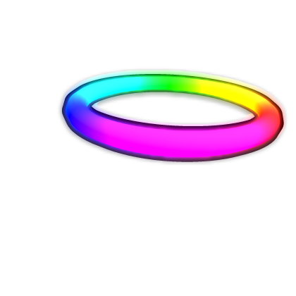 [Emissive] Rainbow Halo Roblox item
