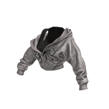 🖤🕸️Spider-Man Shoulder Drop Jacket🕸️🤍 thumbnail