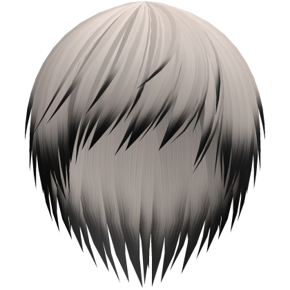 Blonde Black Slick Short Emo hair 3. Roblox item