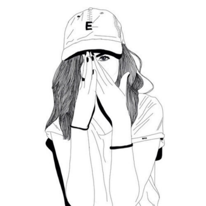 Girl Outline Roblox decal