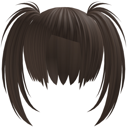 Messy Anime Twintails Brown