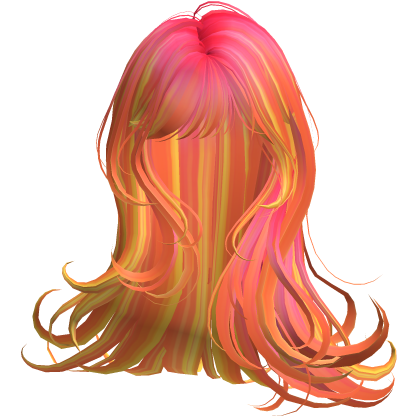 Silky Long Angelic Swirly Hair (Embers)