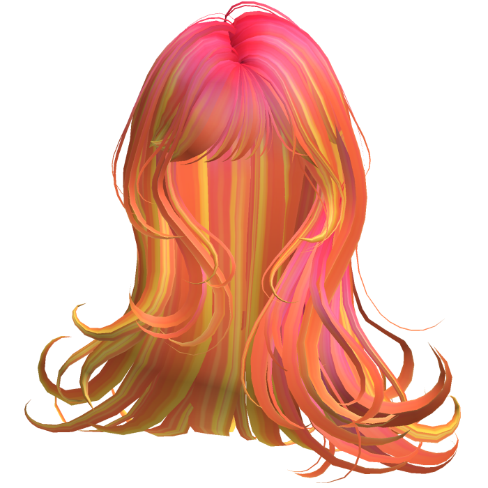 Silky Long Angelic Swirly Hair (Embers)