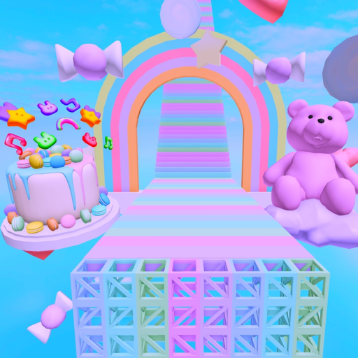 Dreamy Kawaii Obby 🧸 official Roblox game thumbnail