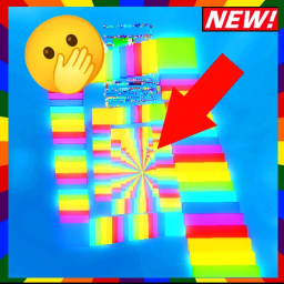 🌈 Easy Rainbow Parkour Obby