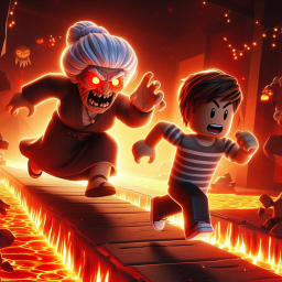 [FREE UGC😡] Evil Grandma Escape Obby