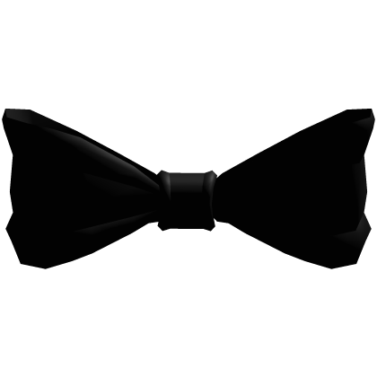 Stylish Black Bow Tie Roblox item