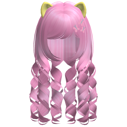 ♡ kawaii mlp curly long fluttershy hair