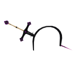 Purple Knife through the Head Headband Prop