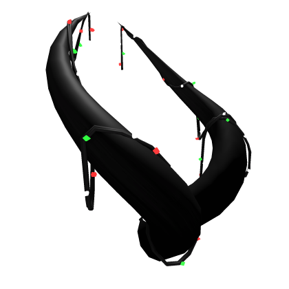 Black Christmas Light Horns Roblox item
