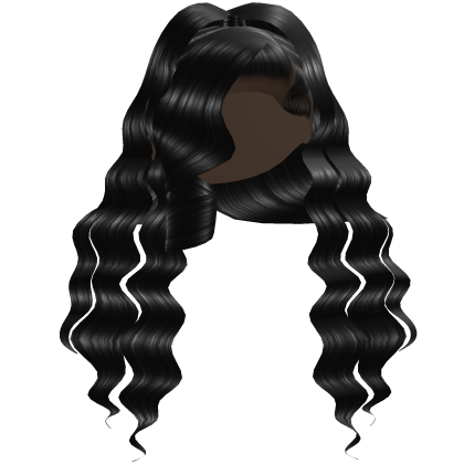 Wavy Voluminous Ponytail in Black