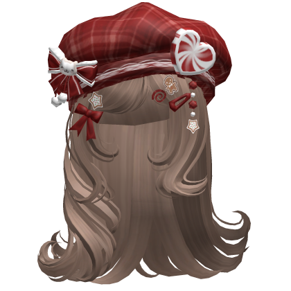 ♡ Christmas Fluffy Beret Combo (Brown)