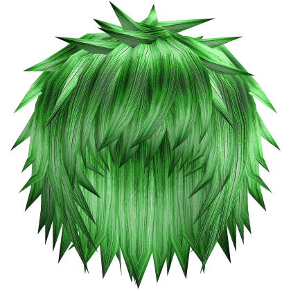 Green Spiky Emo Vkei Anime Boy Hair