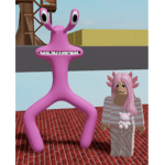 Pink the rainbow friend and me