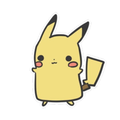 Cute Pikachu Roblox decal