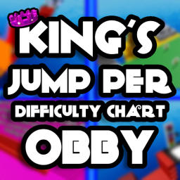 King's Jump Per Difficulty Chart Obby 👑