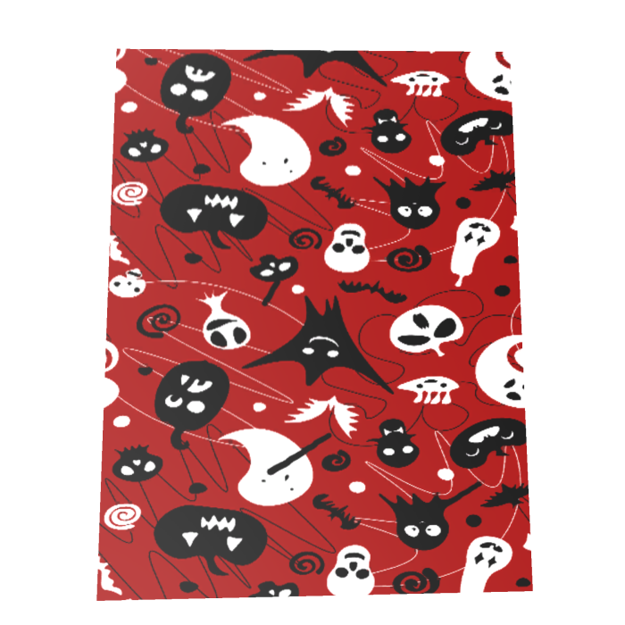 Halloween Red Ghost Cape