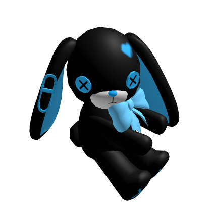Cuddle Bunny Black and Blue (For Korblox