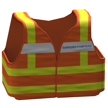 Veste Sapeurs Pompiers French Firefighters Vest Roblox item