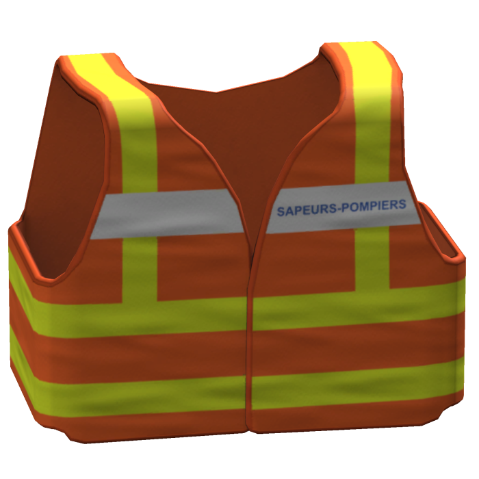 Veste Sapeurs Pompiers French Firefighters Vest