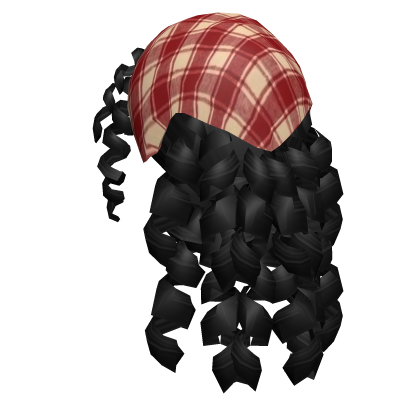 Mori Kei Igari Bandana Curly Hair Roblox item