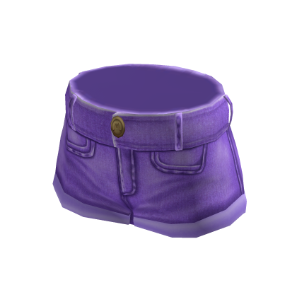 Short Jean Shorts - Purple thumbnail