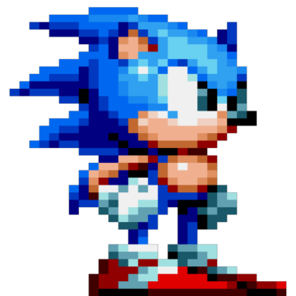 Sonic mania sprite Roblox decal
