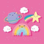 The shooting rainbows