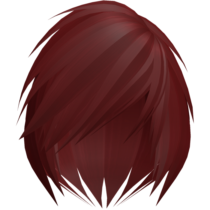 emo scene vkei red short moe hair