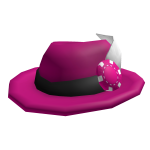 Pink Checkered Fedora